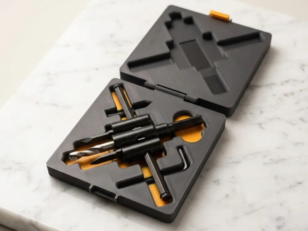 Adjustable Hole Drill Storage Box (120mm)