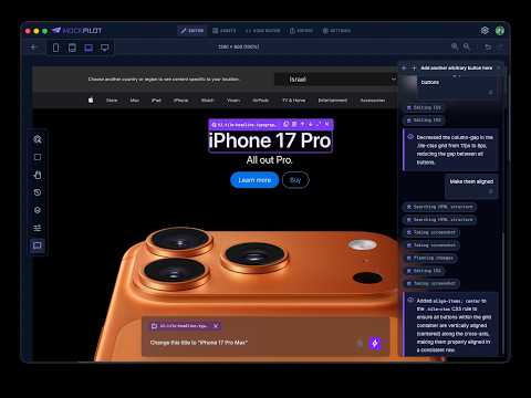 MockPilot – Turn any webpage into an editable mockup