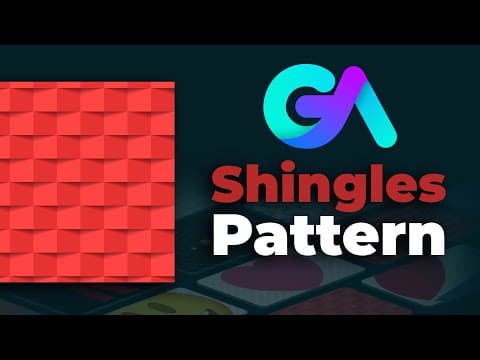 GradientArt Speed Tutorial - How to create a shingles pattern