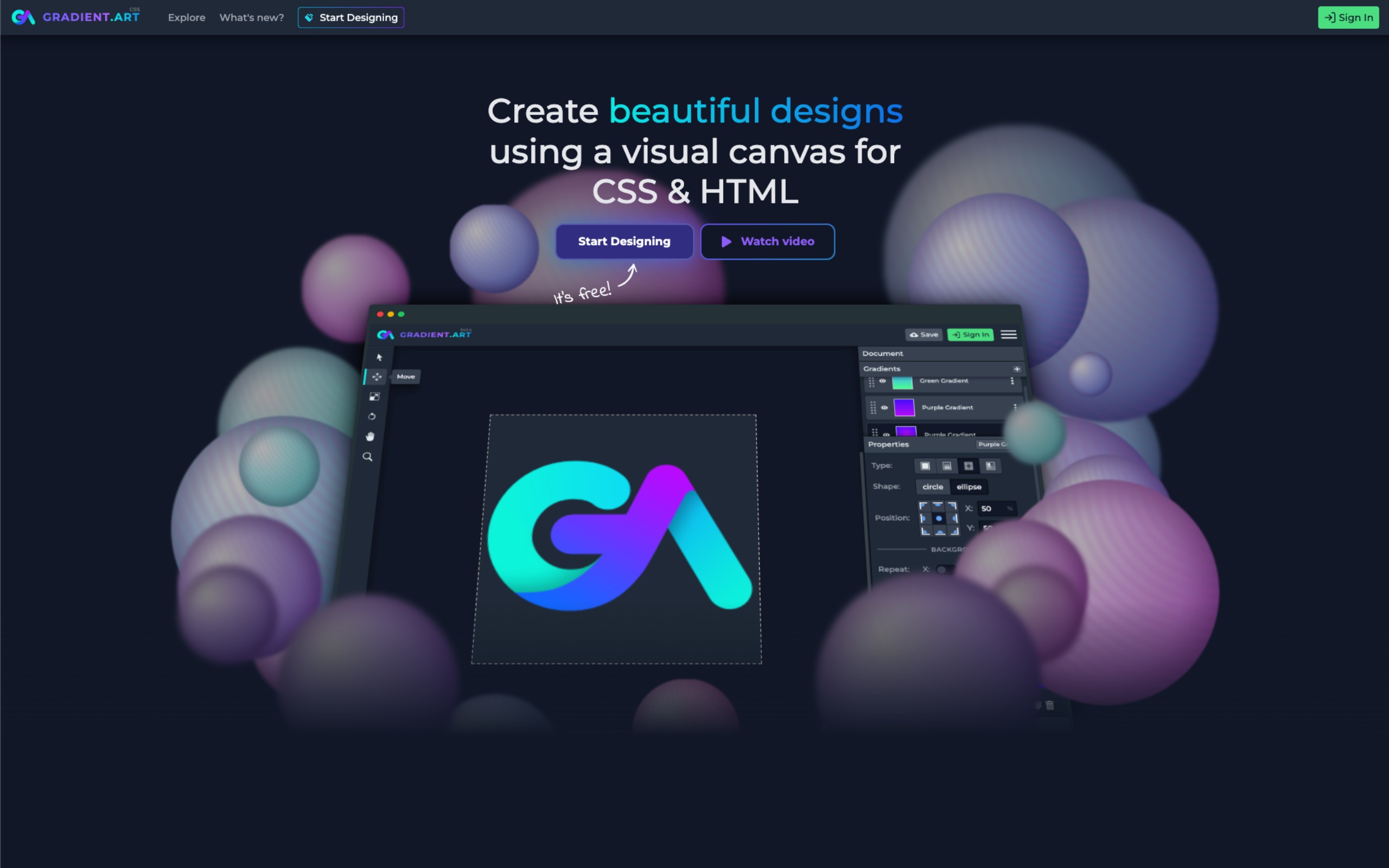 GradientArt — screenshot 2