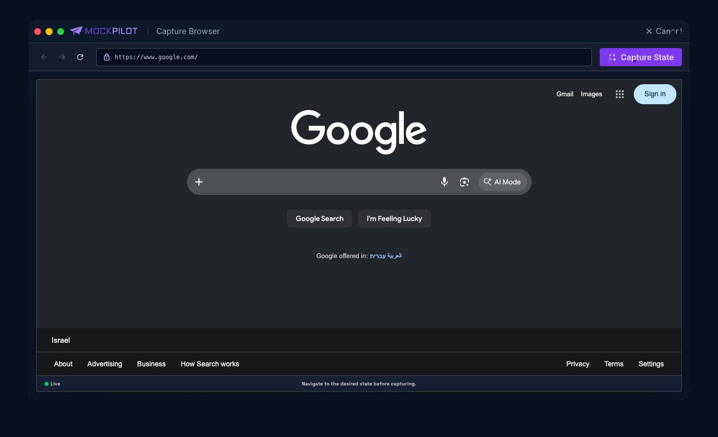 MockPilot — screenshot 2